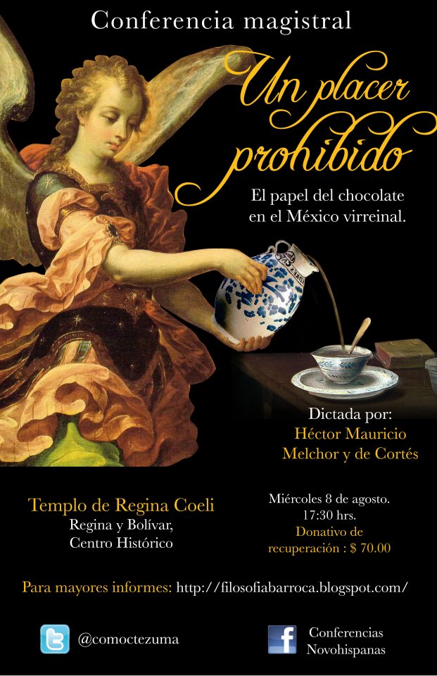 Conferencia magistral del chocolate en el México Virreinal