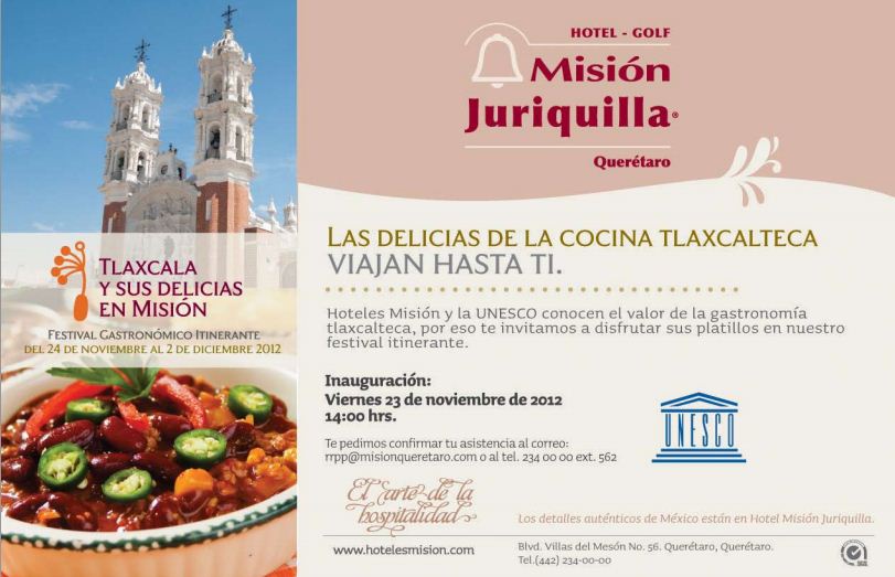Degusta la cocina de Tlaxcala en Querétaro