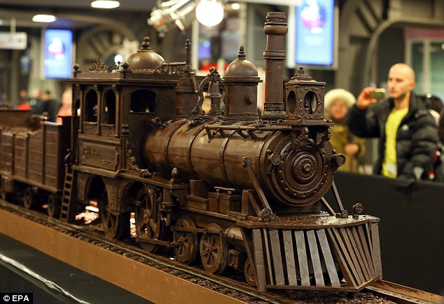 El tren de chocolate más grande del mundo