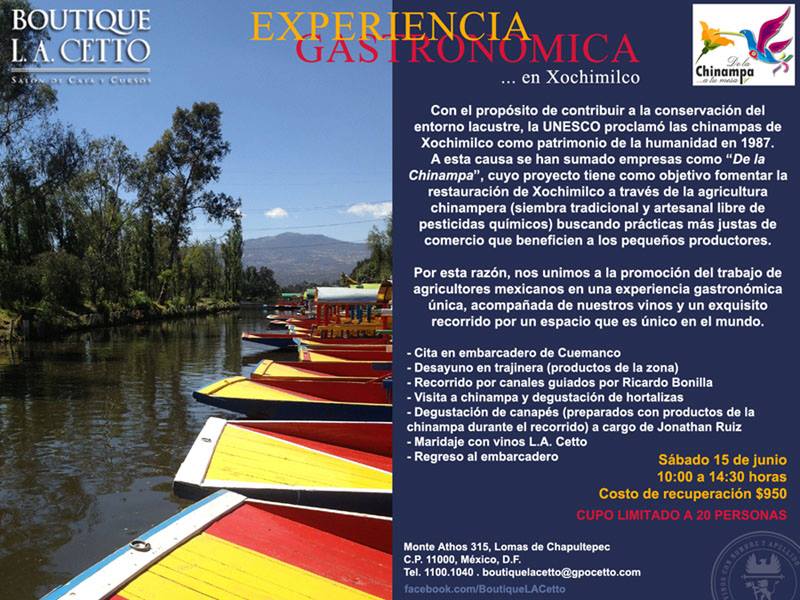 Experiencia Gastronómica en Xochimilco