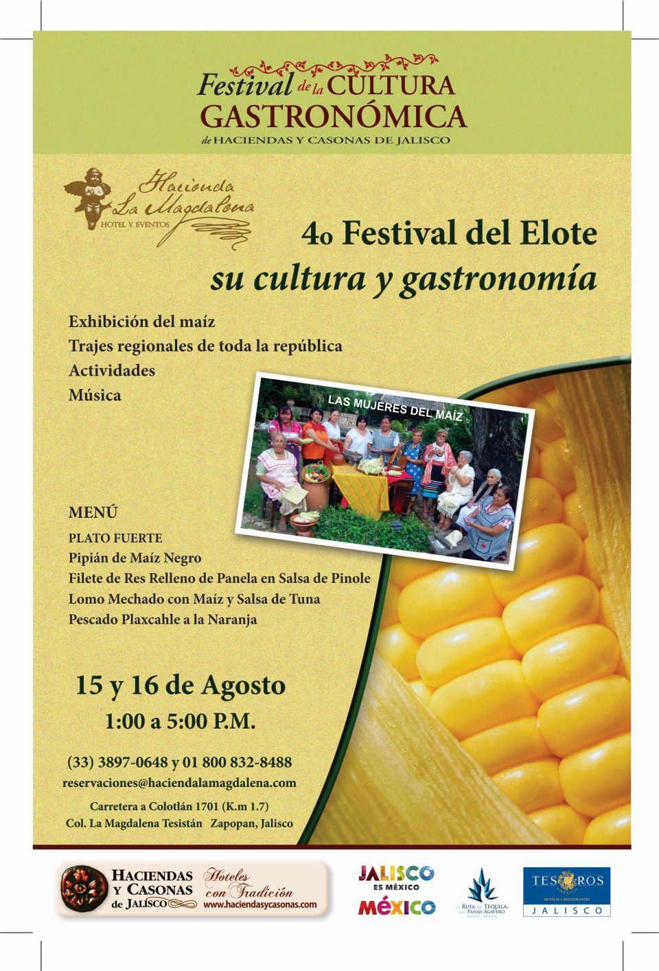 4o. Festival del Elote – su cultura y gastronomía