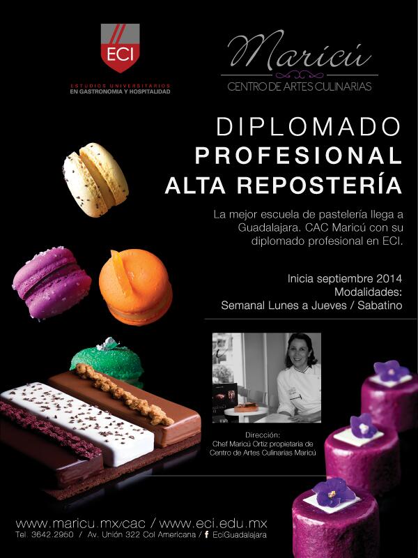 Diplomado Profesional en Alta Repostería en Guadalajara