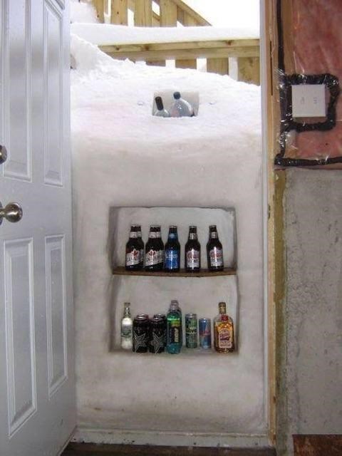 Refrigerador con nieve…