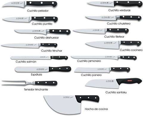 Diferentes tipos de #cuchillos