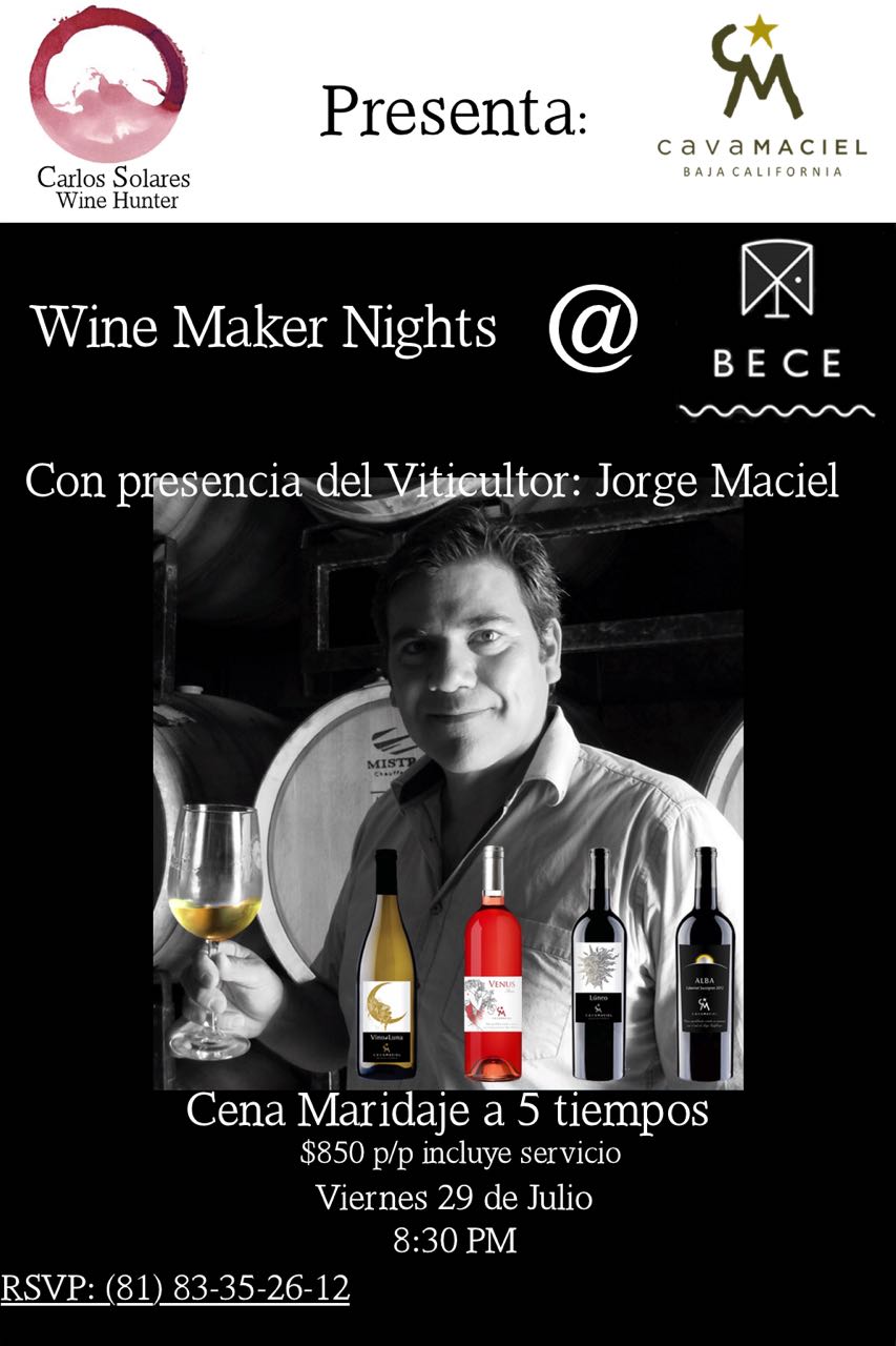 Wine Maker Nights en Bece #Monterrey