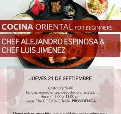 Curso Cocina Oriental básica #Guadalajara