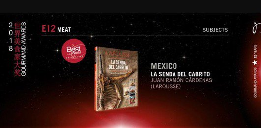 ¡El mejor libro de carne del mundo es mexicano!